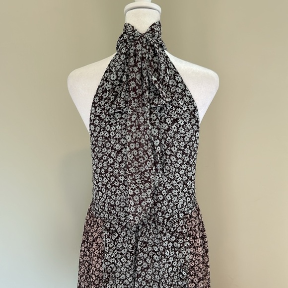 Sabina Musayev Floral-Print Tiered Gown New Size Small - Picture 12 of 13